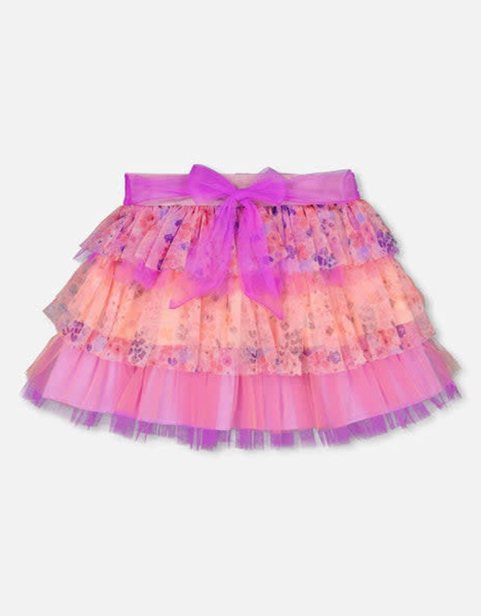 Deux Par Deux Rainbow Ruffle Skirts
