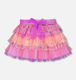 Deux Par Deux Rainbow Ruffle Skirts