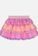 Deux Par Deux Rainbow Ruffle Skirts
