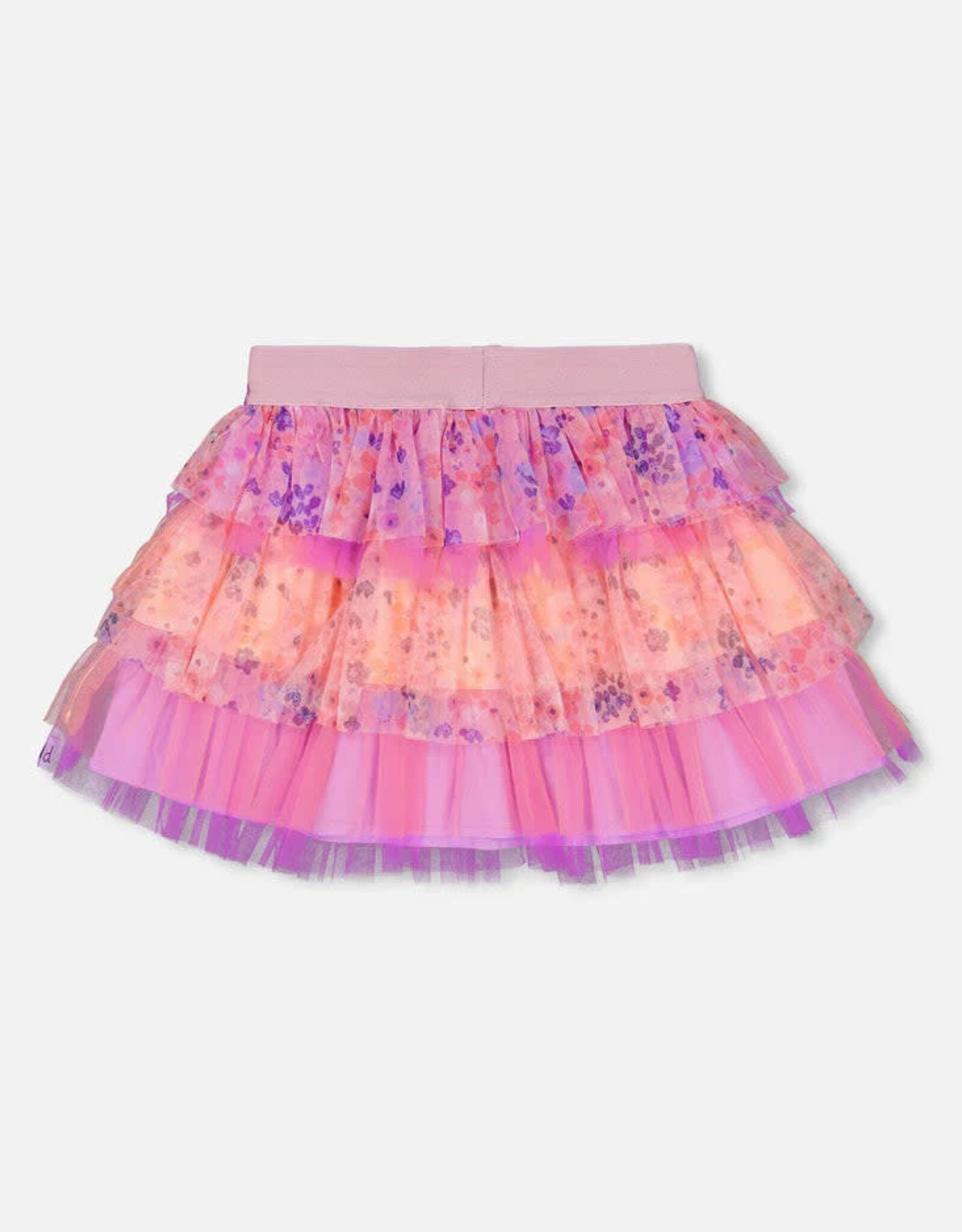 Deux Par Deux Rainbow Ruffle Skirts