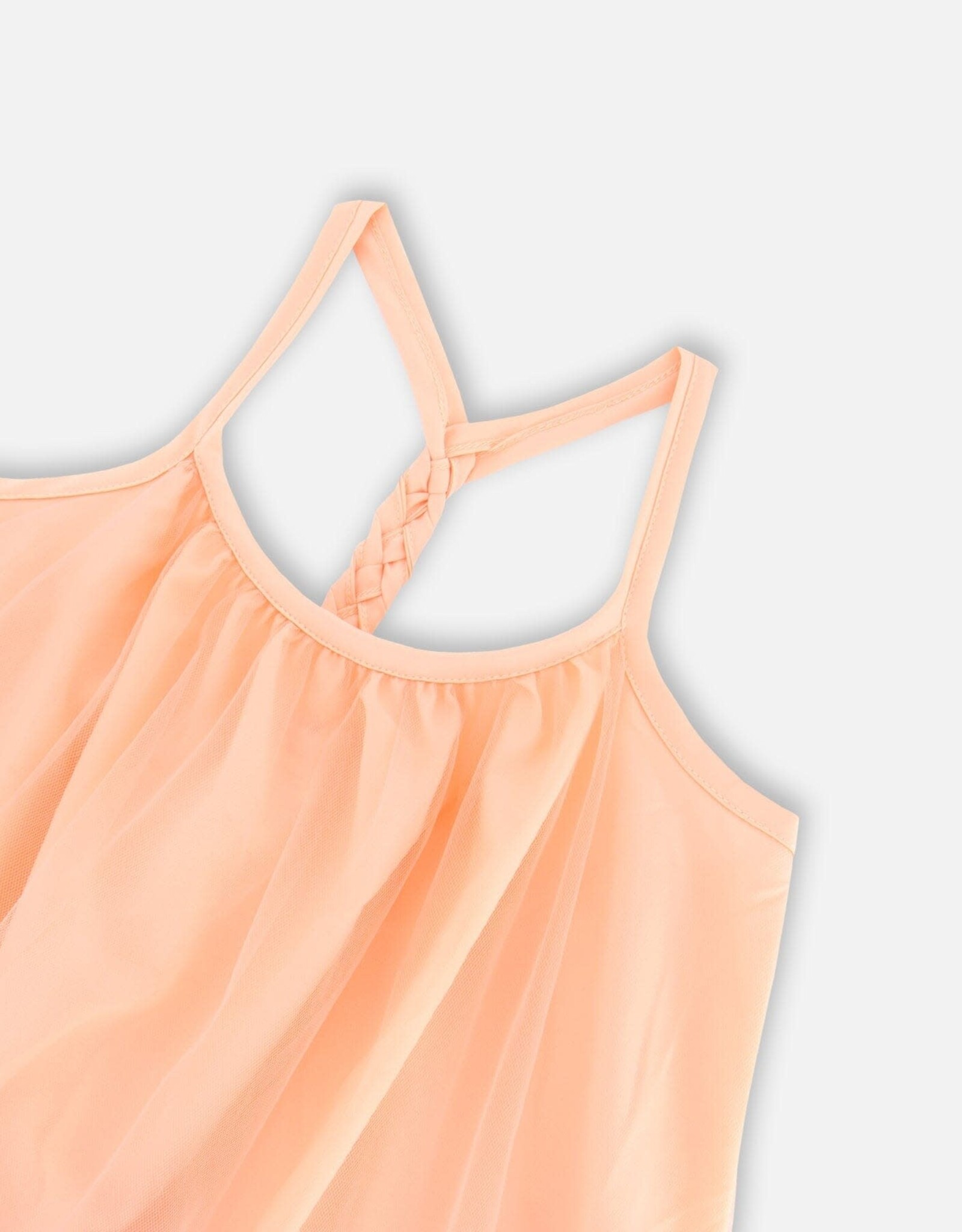 Deux Par Deux Rainbow Color Block Dress
