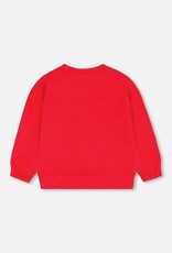 Deux Par Deux True Red Strawberry Sweatshirt