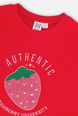 Deux Par Deux True Red Strawberry Sweatshirt