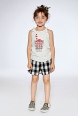 Deux Par Deux Off White Tank Top w/Print