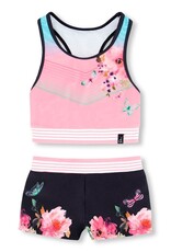 Deux Par Deux Anthracite Two Pc Swimsuit