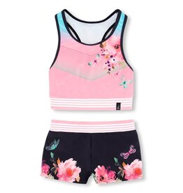 Deux Par Deux Anthracite Two Pc Swimsuit