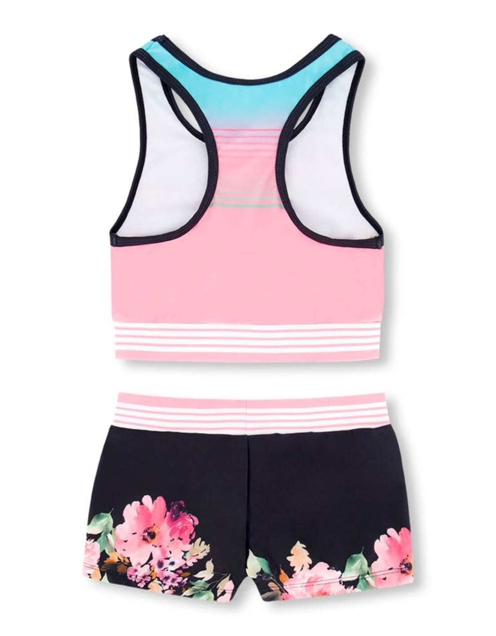 Deux Par Deux Anthracite Two Pc Swimsuit