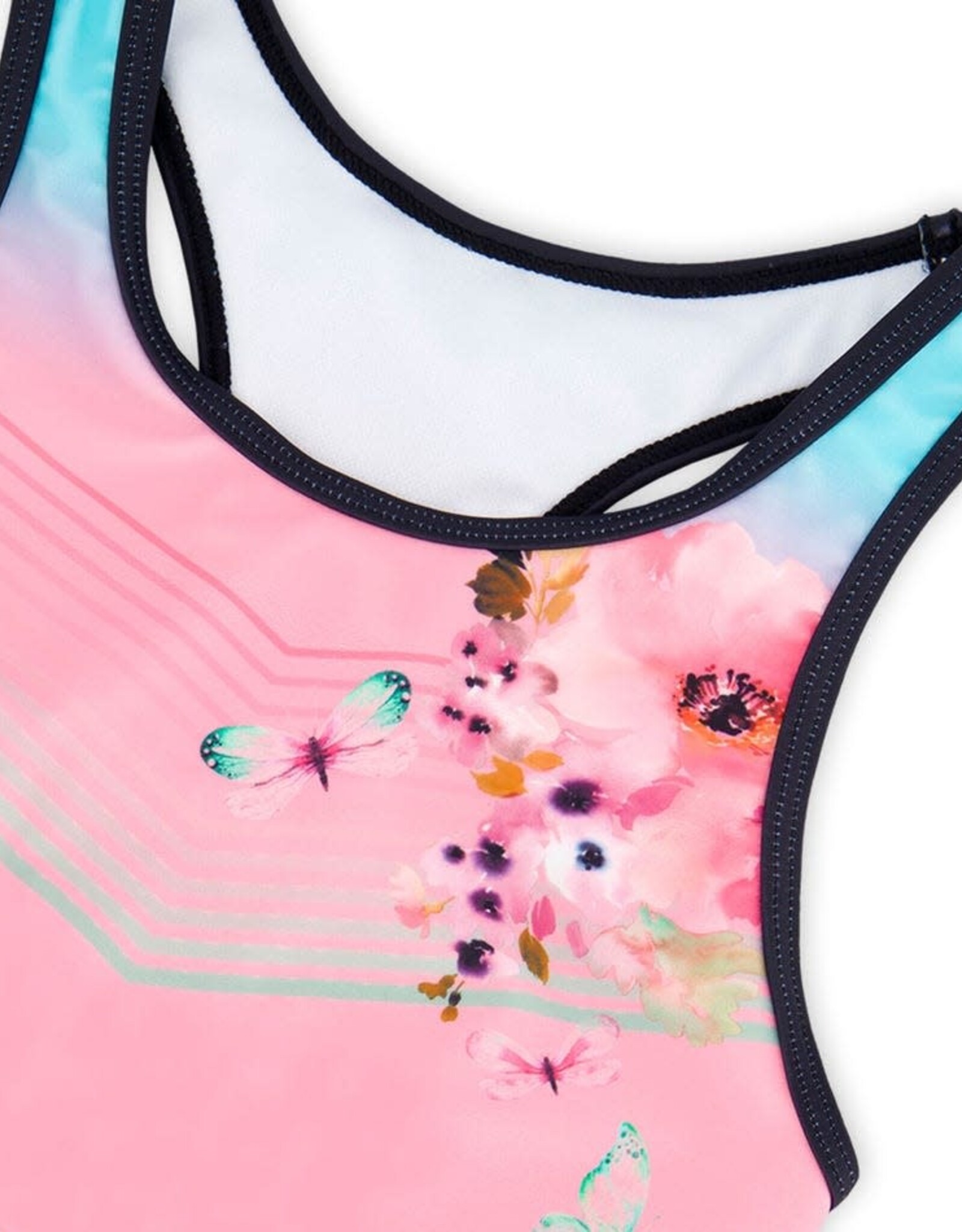 Deux Par Deux Anthracite Two Pc Swimsuit