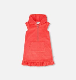 Deux Par Deux Cayenne Beach Dress w/Hood