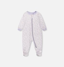 Deux Par Deux Little Flowers Footie Pajamas