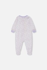 Deux Par Deux Little Flowers Footie Pajamas