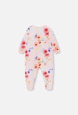 Deux Par Deux Floral Bouquet Footie Pajamas