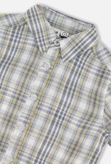Deux Par Deux Plaided Blue-Green Shirt