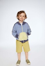 Deux Par Deux Stonewash Hooded Zip Up