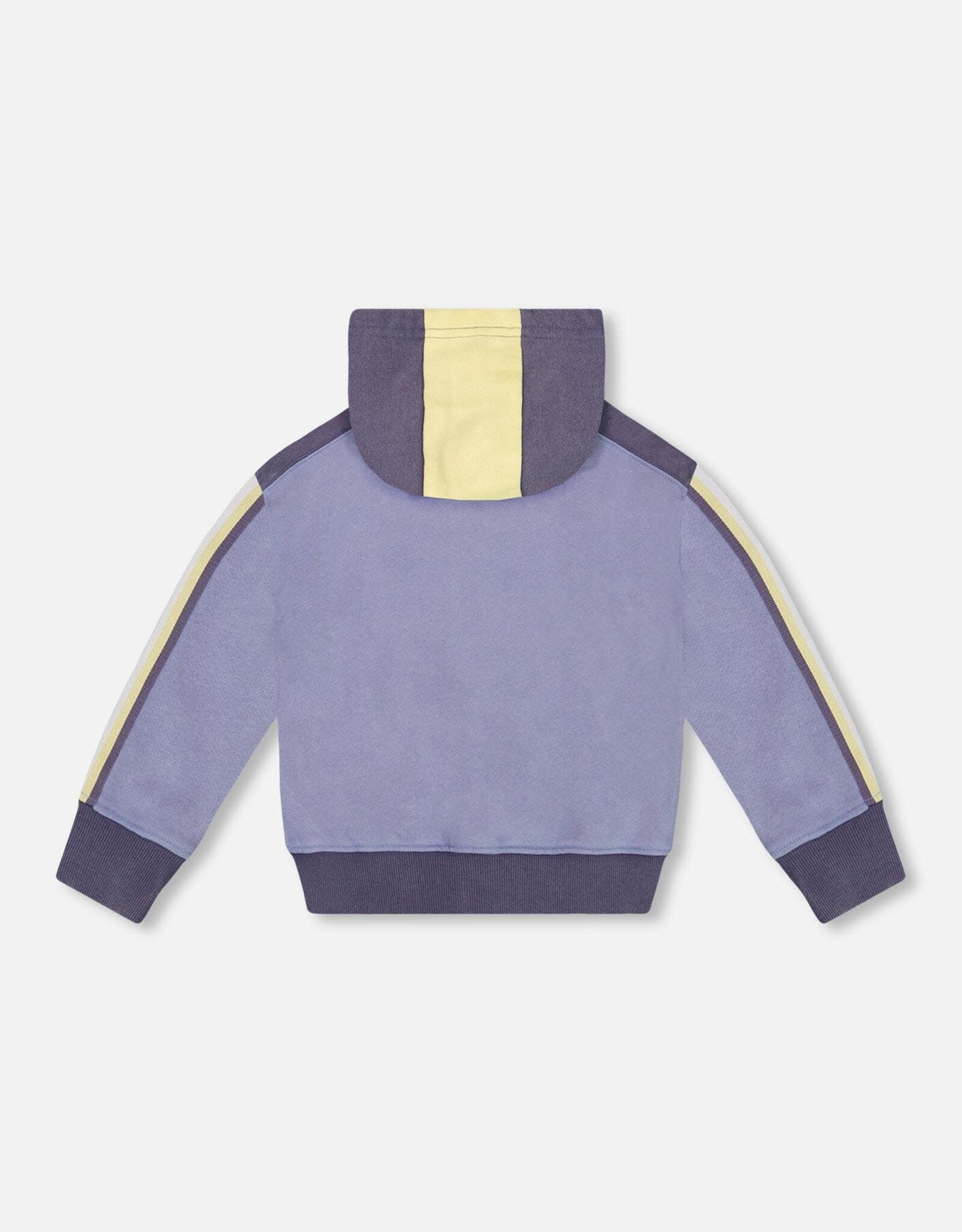 Deux Par Deux Stonewash Hooded Zip Up