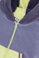 Deux Par Deux Stonewash Hooded Zip Up