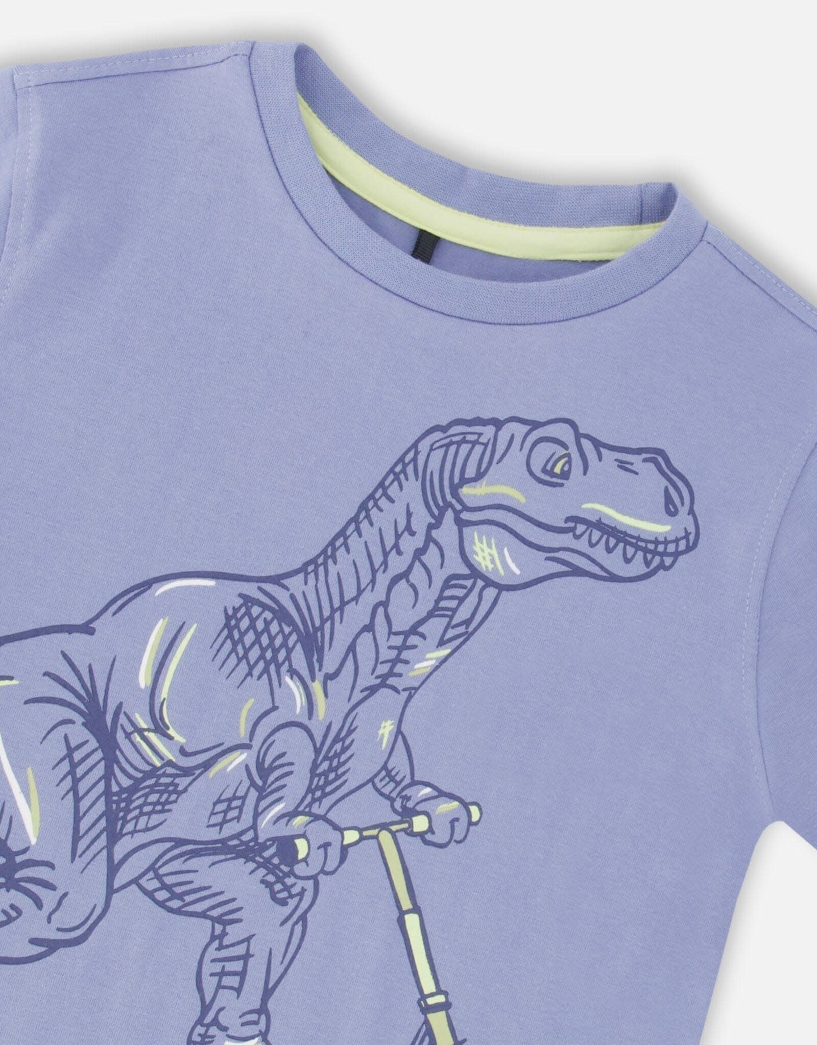 Deux Par Deux Stonewash Print T-Shirt