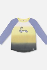 Deux Par Deux Stonewash Scooter Long Sleeve T-Shirt