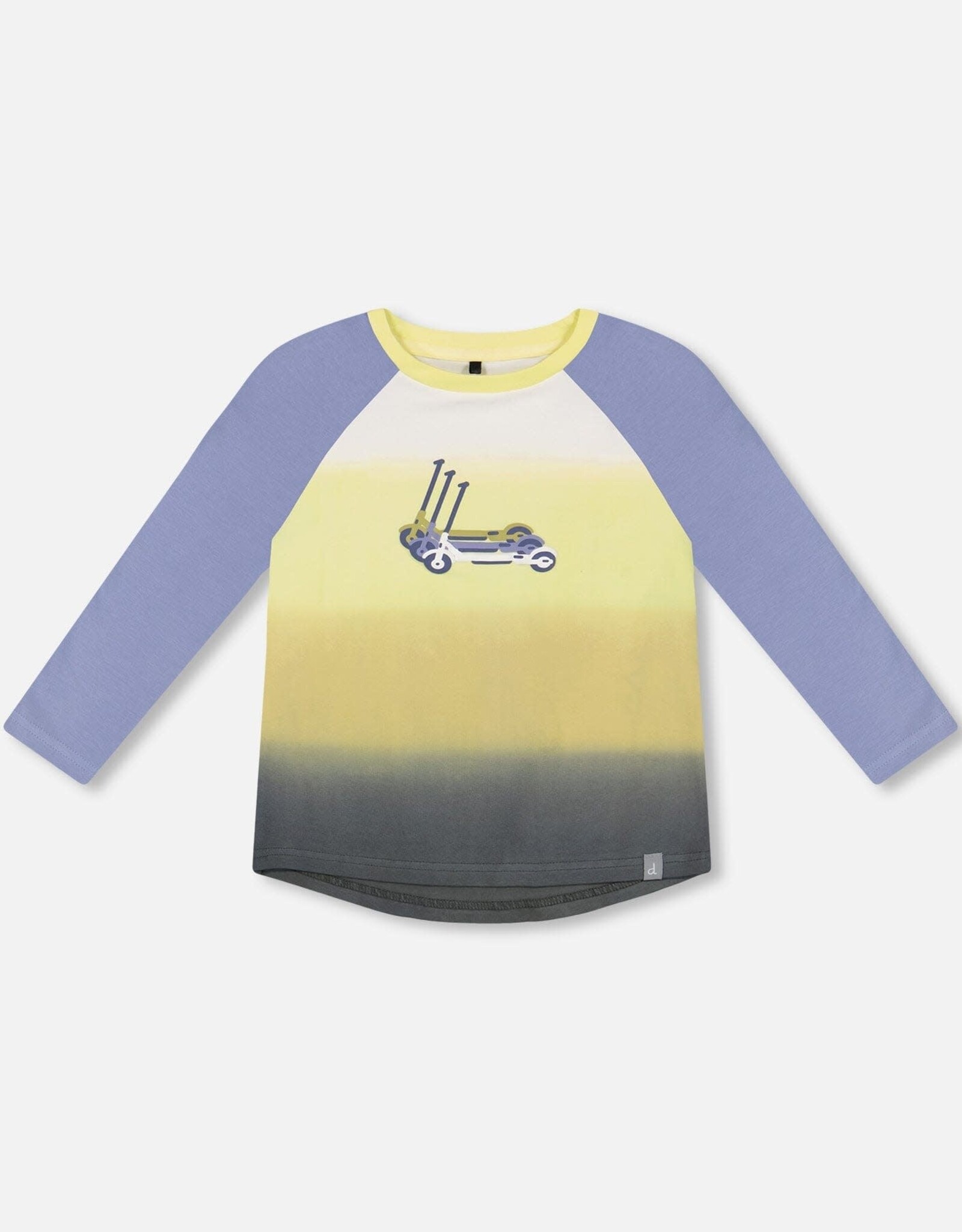 Deux Par Deux Stonewash Scooter Long Sleeve T-Shirt