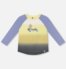 Deux Par Deux Stonewash Scooter Long Sleeve T-Shirt