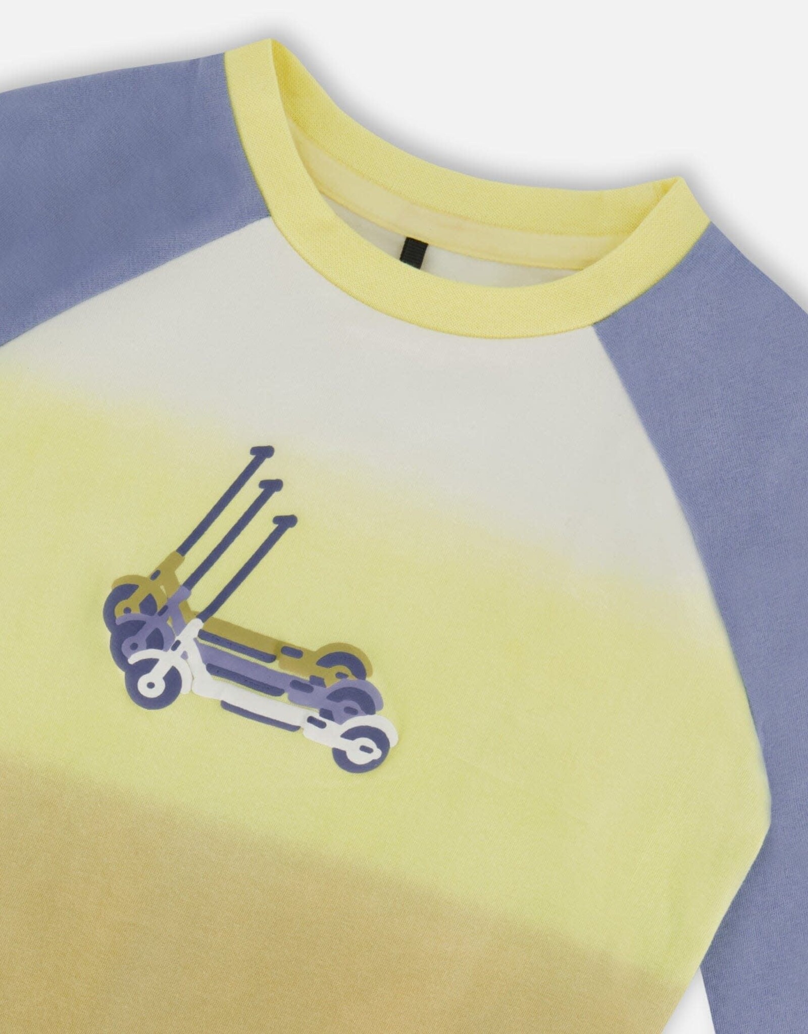 Deux Par Deux Stonewash Scooter Long Sleeve T-Shirt