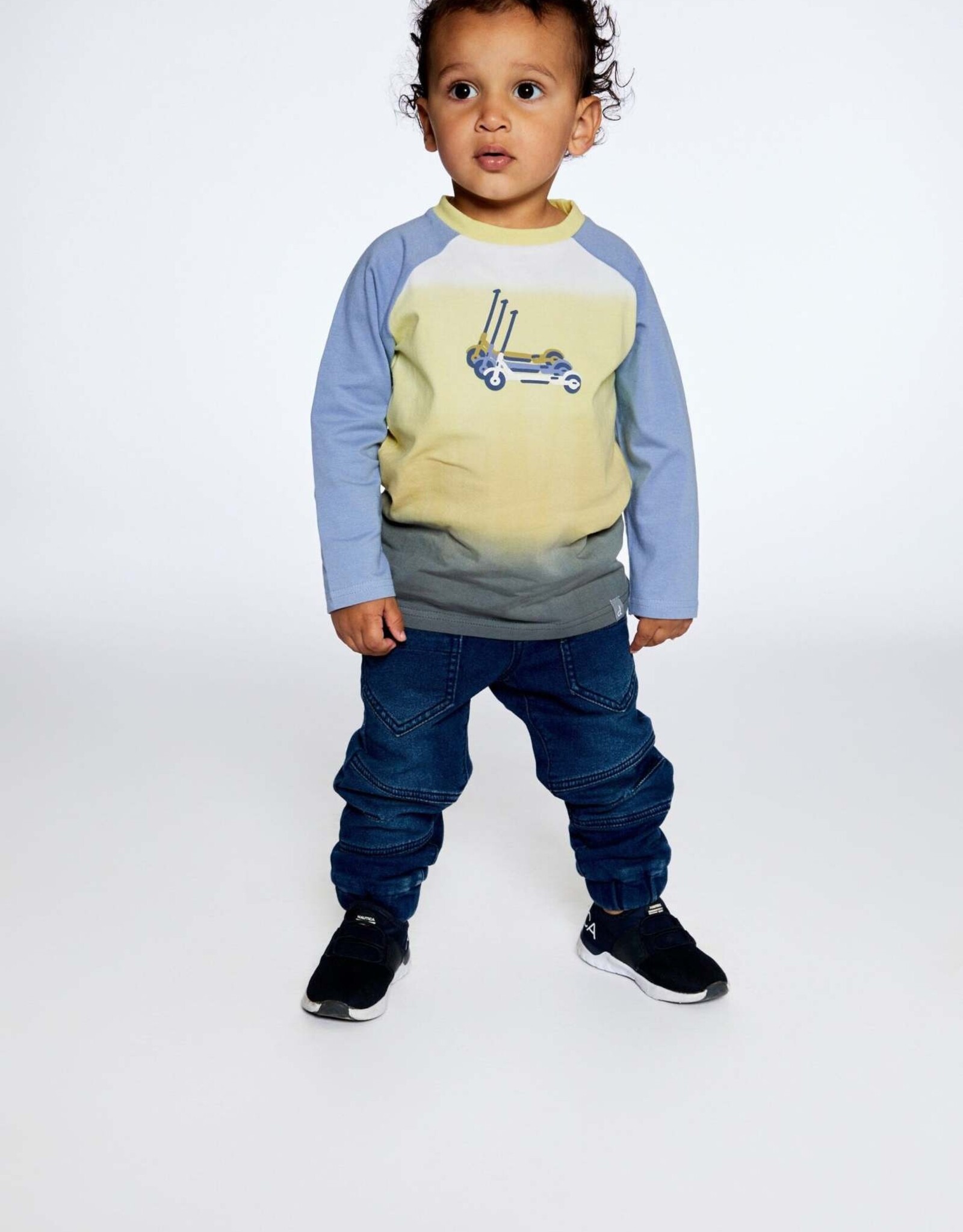 Deux Par Deux Stonewash Scooter Long Sleeve T-Shirt