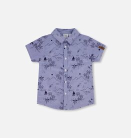 Deux Par Deux Printed Beach Short Sleeve