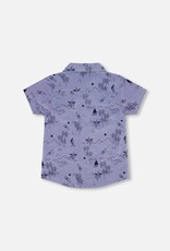 Deux Par Deux Printed Beach Short Sleeve