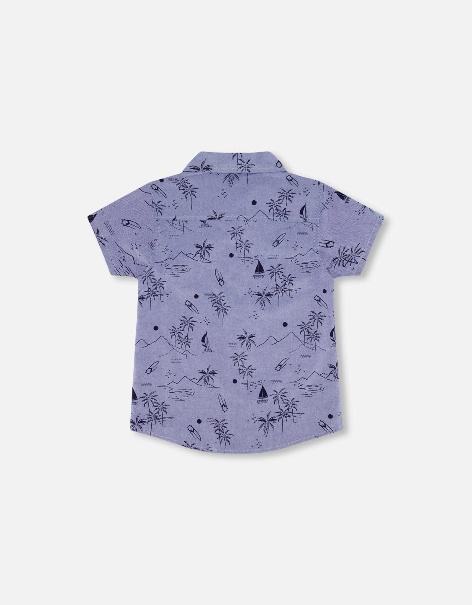 Deux Par Deux Printed Beach Short Sleeve