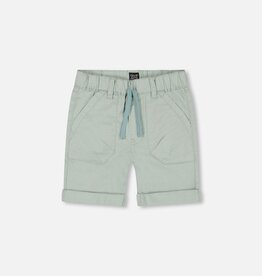 Deux Par Deux Iceberg Green Twill Short