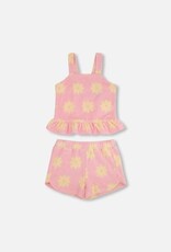 Deux Par Deux Candy Pink Tank/Short Set