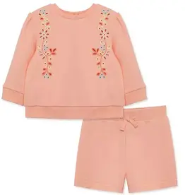 Little Me Peach Active Set