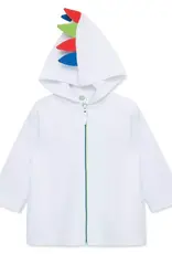 Little Me Dino-spike Terry Robe Cover-up