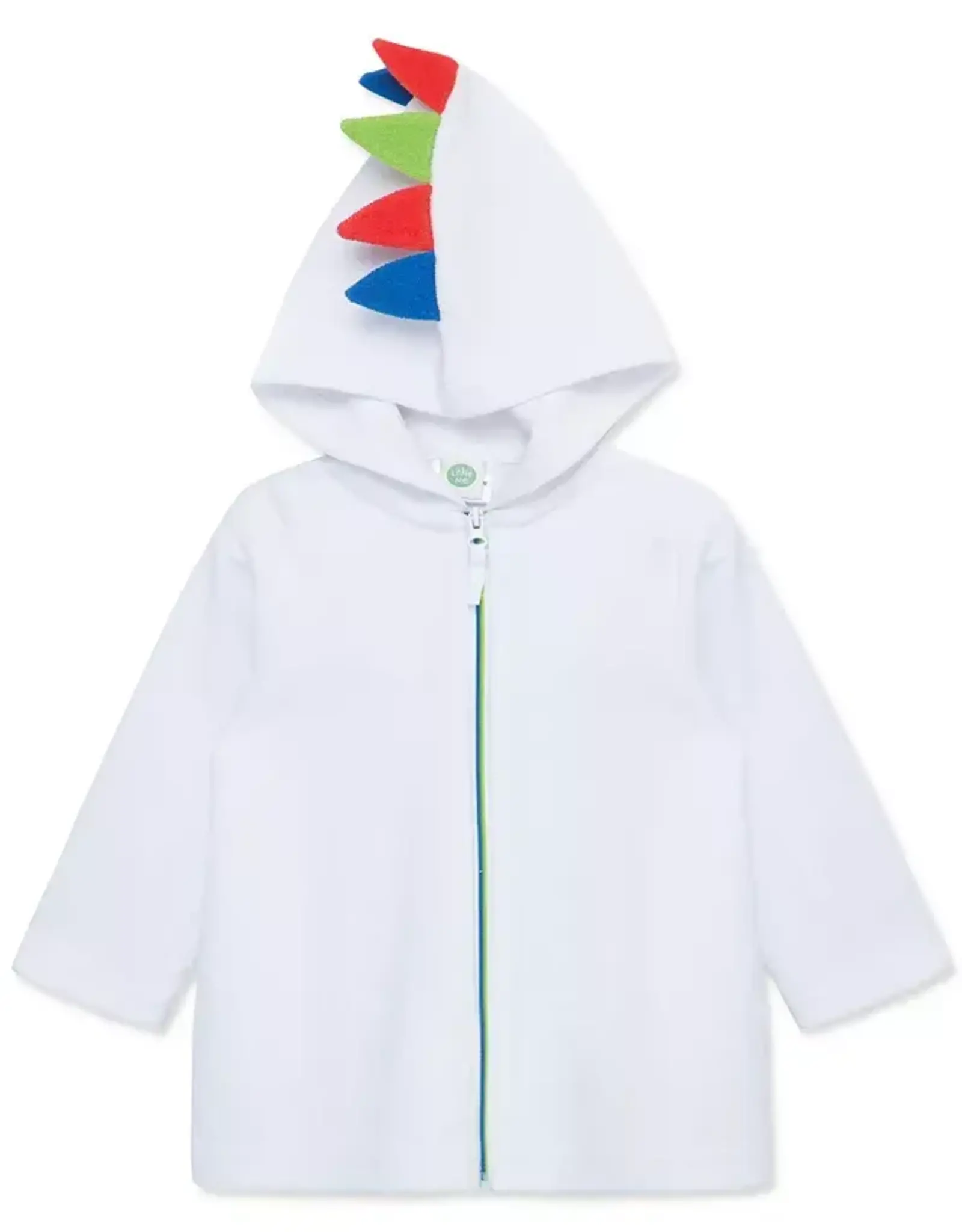 Little Me Dino-spike Terry Robe Cover-up