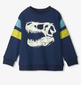 Hatley Dino Glow Pullover Sweatshirt