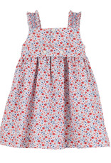 Casero RWB Floral Strappy Smocked Dress