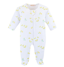 Baby Club Chic Three Little Ducks Zipped Footie
