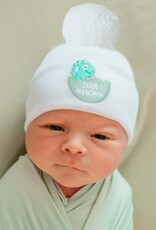 ilybean Nursery Beanie - Just Hatched White Pom
