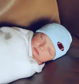 ilybean Nursery Beanie - Blue Football