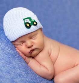 ilybean Nursery Beanie: Striped Tractor