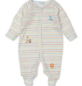 Kissy Kissy Safari Striped Snap-up Footie