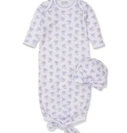 Kissy Kissy Lilac Bows Sack and Hat Set