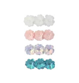 Bows Arts Sequin Flower Clips