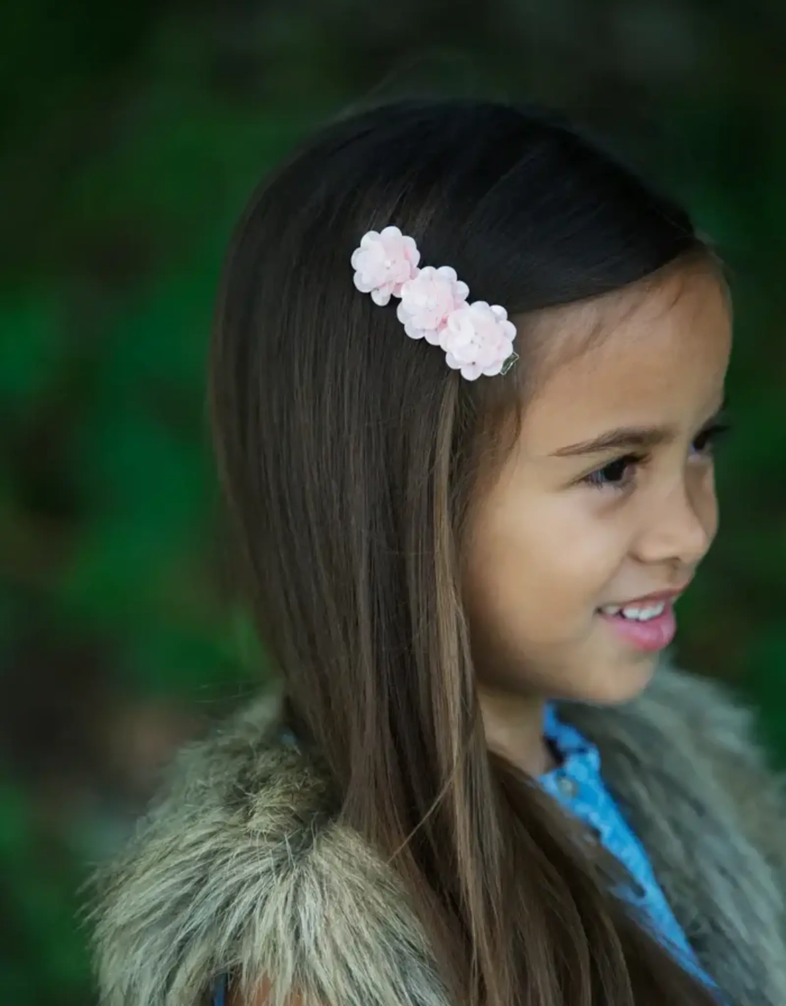 Bows Arts Sequin Flower Clips