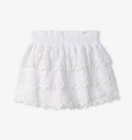 Hatley White Hearts Floaty Skort