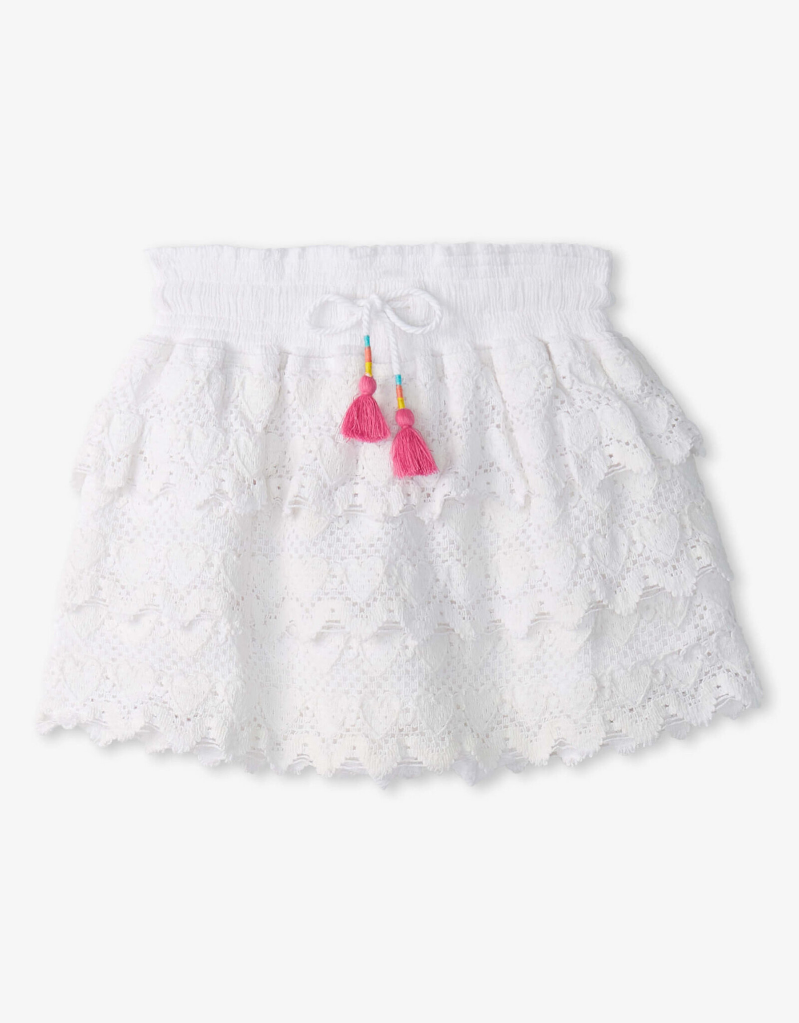 Hatley White Hearts Floaty Skort