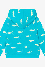 Hatley Shark Glow Zip Hoodie