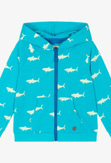 Hatley Shark Glow Zip Hoodie