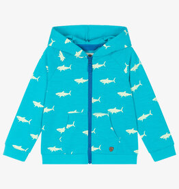 Hatley Shark Glow Zip Hoodie