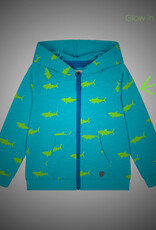 Hatley Shark Glow Zip Hoodie